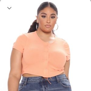 Fashion Nova Very Deep Connections Crop Top 🧡